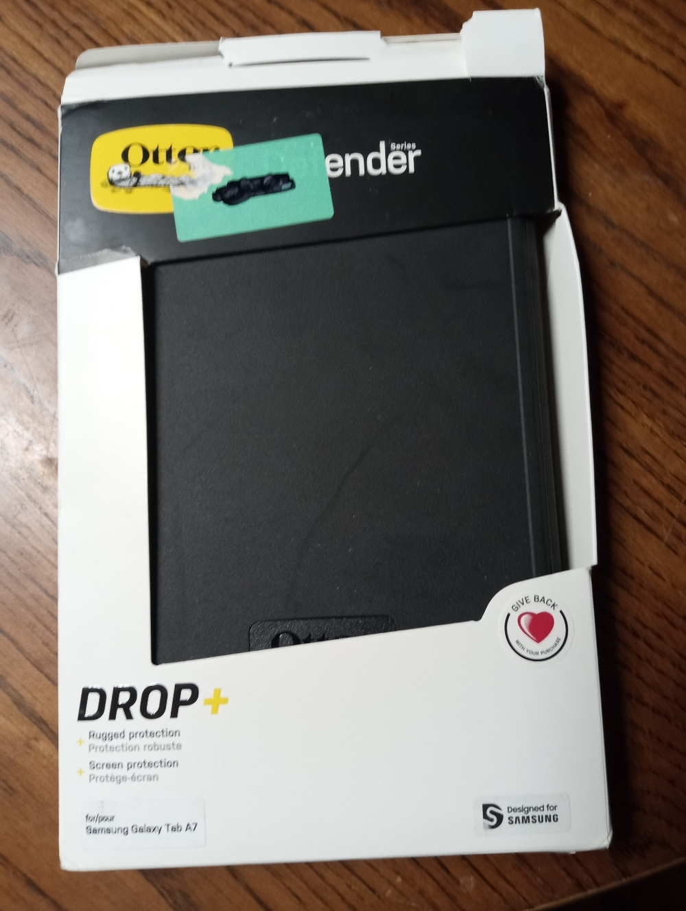 OtterBox DROP+ Rugged Black Tablet Case for Samsung Galaxy A7 New Open Box